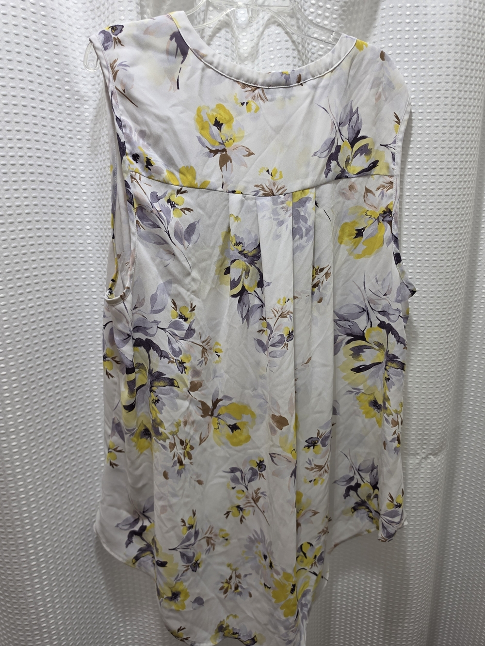 torrid Yellow & Purple Floral V-Neck Sleeveless Camisole - Picture 2 of 3